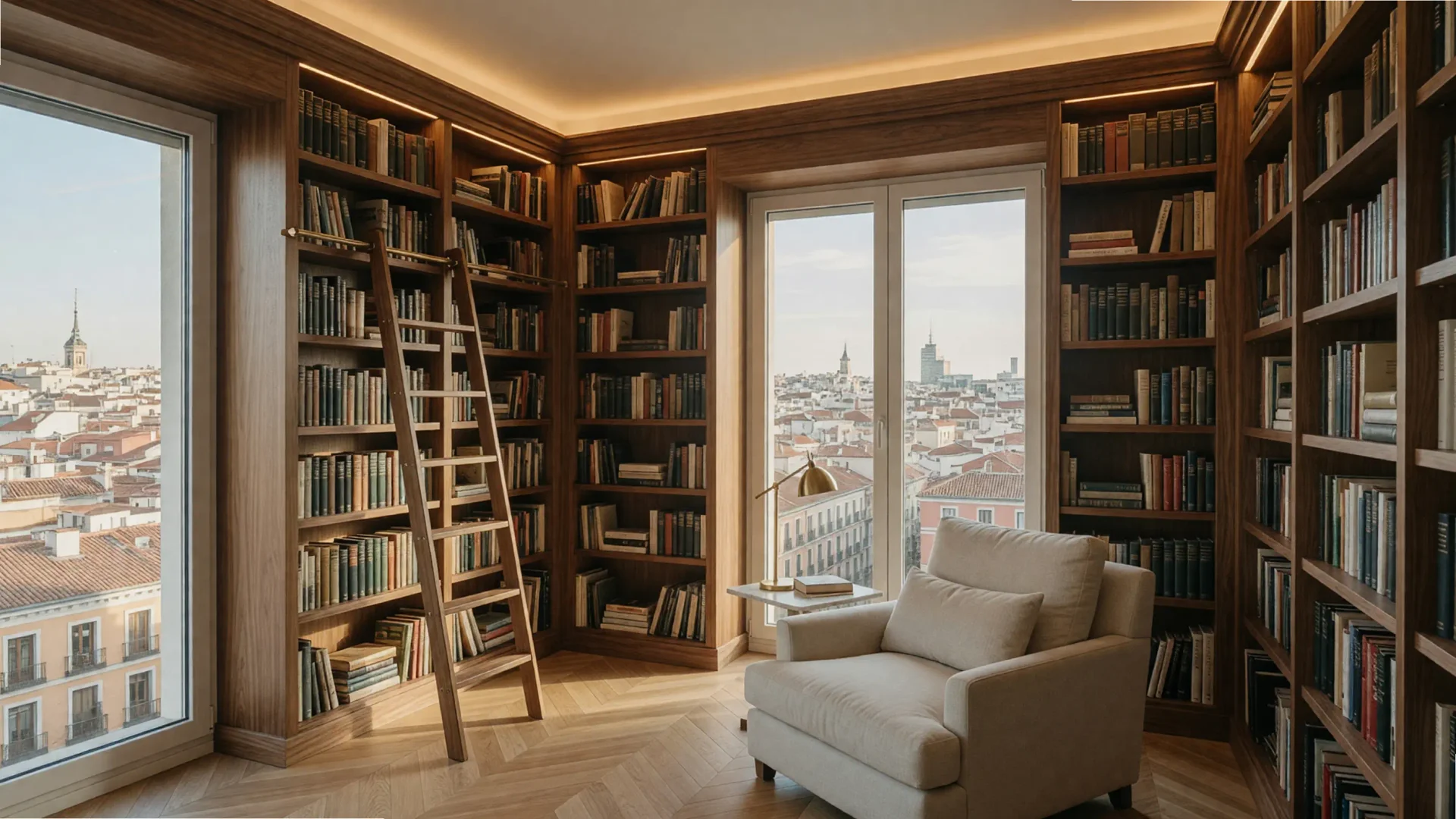 Ambiente de un proyecto de interiorismo de lujo en Madrid (imagen ilustrativa)